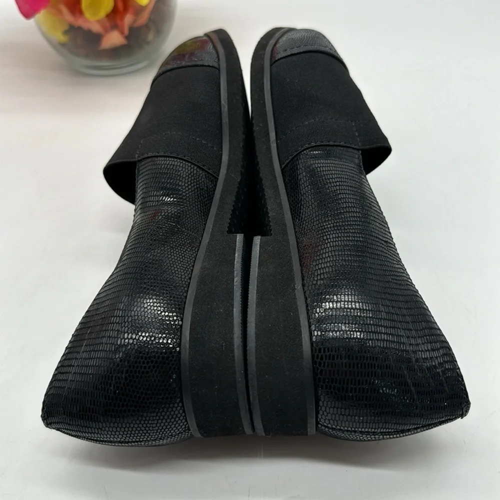 Walking Cradles Black Slip On Loafers Size 8 BLO6501F - Picture 4 of 6